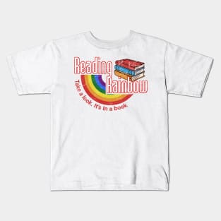 Reading Rainbow Grunge Kids T-Shirt